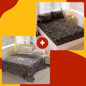 SET Cocolino cu Elastic, 4 piese, Negru, frunze SET Cocolino cu Elastic, 4 piese, Negru, frunze