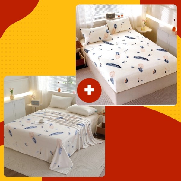 SET Cocolino cu Elastic, 4 piese, Alb, pene [1]