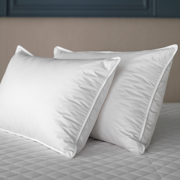 Set 2 perne premium, dreptungiulare 50x70cm, cu puf si pană de gâscă  [1]