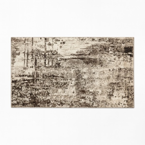 Covor Modern, Elegant, 200x300cm, gros si pufos, SHINNY V3, Maro/Gri/Alb [1]