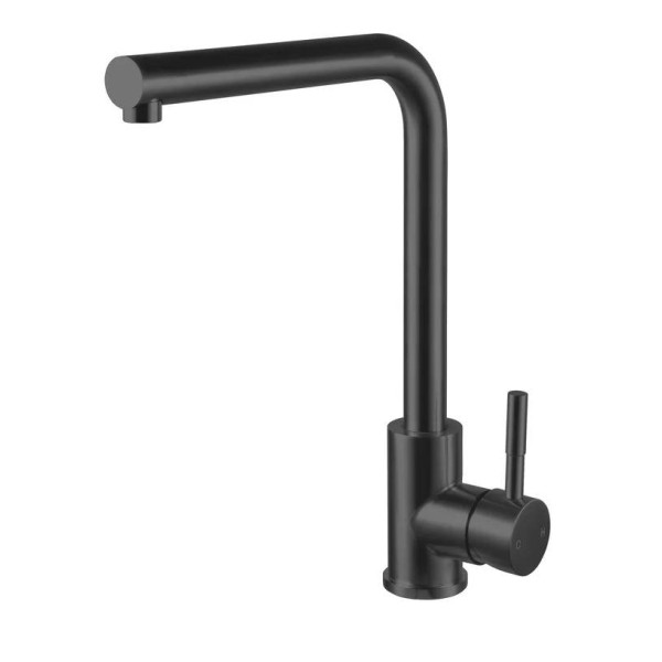 Baterie Lavoar Negru Mat cu Pipă Ajustabilă – Design Modern și Practic, vst123 [1]