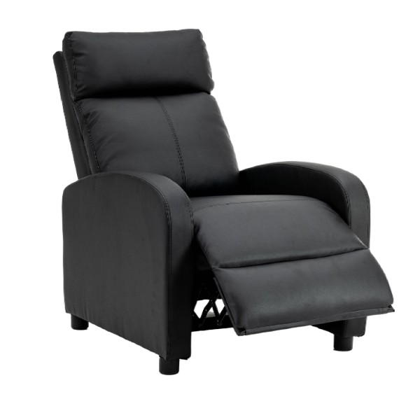Fotoliu Recliner Premium, Confort Maxim, Design Elegant, Negru [1]