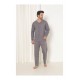 Pijama Barbat Berfin Battal cu Nasturi 3012