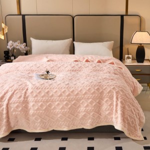Pătură Premium, 200x230cm, CoCoLiNo, Grofată, cu Model 3D Tip Tricotaj și Bordură din Blăniță Contrastantă – Eleganță și Căldură Absolută, Roz Pal Pătură Premium, 200x230cm, CoCoLiNo, Grofată, cu Model 3D Tip Tricotaj și Bordură din Blăniță Contrastantă – Eleganță și Căldură Absolută, Roz Pal