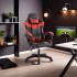 Scaun De Gaming, Tron Thrones, Red [5]