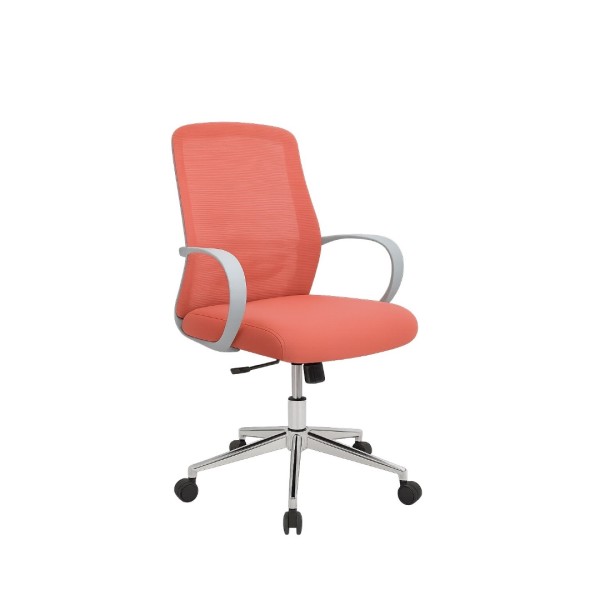Scaun Birou Ergonomic Design Modern, Roz [1]