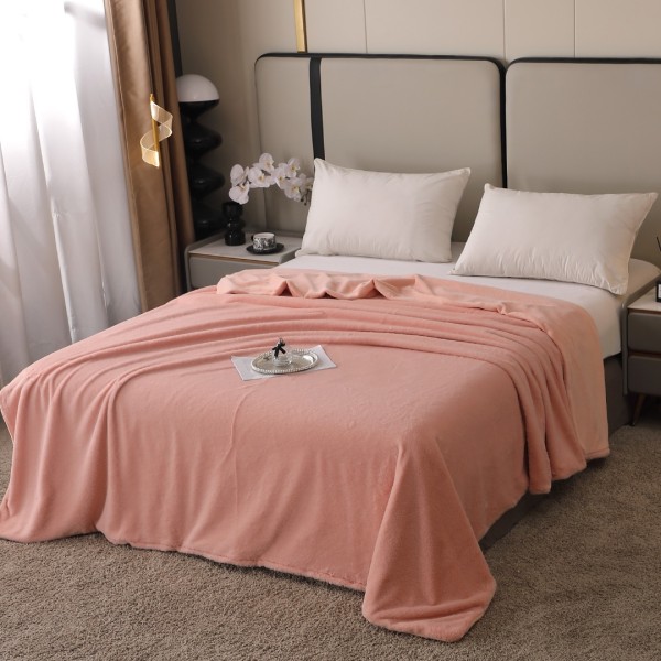 Pătură Premium, 200x230cm, cu Blăniță Shorthair si Cocolino, cu Fermoar, Roz – Lux, Căldură & Versatilitate! [1]
