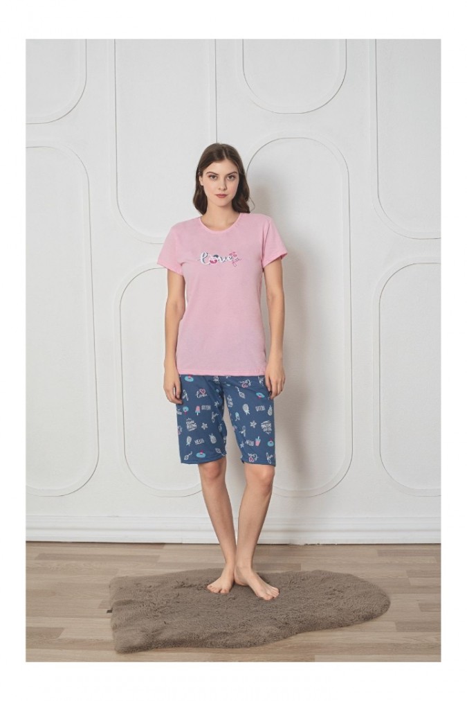 Pijama Dama Baki Capri 5017