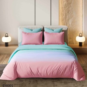 Lenjerie pat dublu, FINET, Imprimeu Digital, cu ELASTIC, Bleu, Roz, Degrade Lenjerie pat dublu, FINET, Imprimeu Digital, cu ELASTIC, Bleu, Roz, Degrade