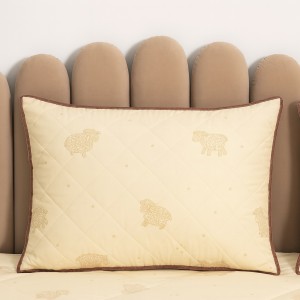 Perna matlasata umpluta cu LANA Wooltex 50x70 cm, Fabricata in Romania Perna matlasata umpluta cu LANA Wooltex 50x70 cm, Fabricata in Romania