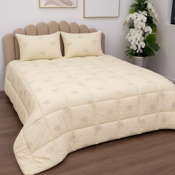 Pilota cu LÂNĂ Naturala Wooltex, PREMIUM, 180x200cm, Fabricata in Romania [1]