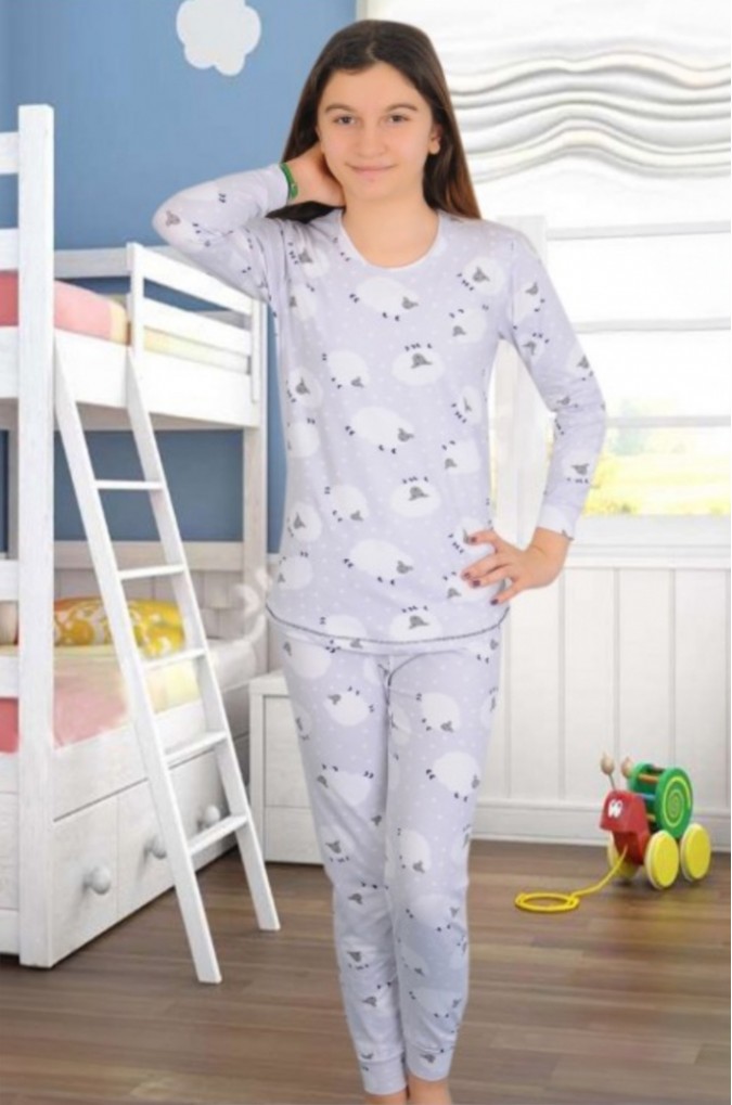 Pijama Copii Fetițe Bani 4614