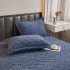 Cearsaf cu Elastic Cocolino 180x200cm si 2 fete de perna 50x70cm, Gros și Pufos, Bleumarin [6]