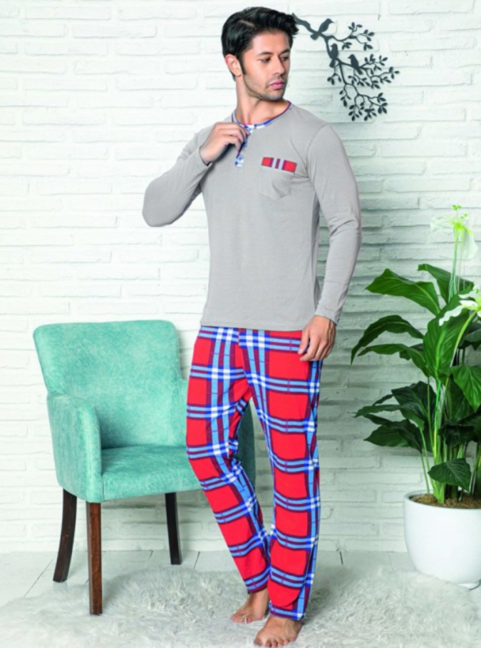 Pijama Barbati Baki Suprem 801 Gri