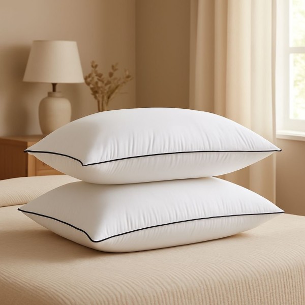 Set 2 Perne premium, dreptungiulare 50x70cm, cu puf de gâscă [1]