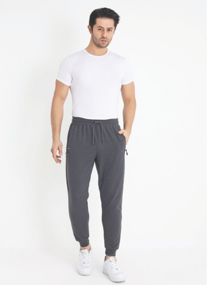 Pantaloni Trening BATAL, Barbat, Berfin, cu Manseta Antracit