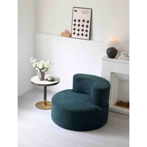 Fotoliu Clouda Soft Shape, Spuma HD, Design Organic, Ambalat Vidat, verde