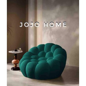 Fotoliu Bubble, Spuma HD, Ambalat Vidat, verde