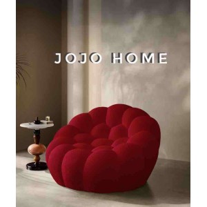 Fotoliu Bubble, Spuma HD, Ambalat Vidat, rosu