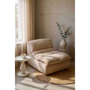 Fotoliu Aura, Spuma HD, ambalat vidat, bej