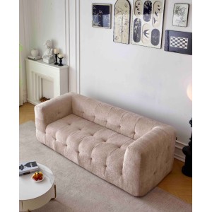 Canapea Nova Soft Shape, Spuma HD, Ambalat Vidat, bej