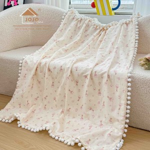 Patura Pufoasa pentru Copii din Bumbac, Dublata cu Cocolino, 100x150 cm, cu Ciucuri, Crem, Iepurasi Patura Pufoasa pentru Copii din Bumbac, Dublata cu Cocolino, 100x150 cm, cu Ciucuri, Crem, Iepurasi