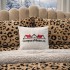 Lenjerie pat dublu, din Blanita Cocolino Sherpa, cu ELASTIC, 4 piese, Cappuccino, Leopard Print [6]