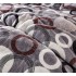 Lenjerie pat dublu cu Elastic, Super Pufoasa COCOLINO, 4 piese, gri, cercuri [11]