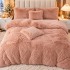 Lenjerie pat dublu, Super Pufoasa COCOLINO Fluffy, 6 piese, Cappuccino [2]