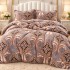 Lenjerie pat dublu, Super Pufoasa COCOLINO, 4 piese, bej, elegant [3]