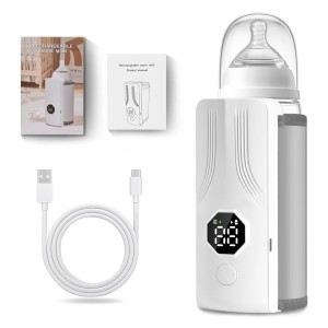 Încălzitor Portabil și Reîncărcabil pentru Biberoane, cu Afișaj Digital de Temperatură Încălzitor Portabil și Reîncărcabil pentru Biberoane, cu Afișaj Digital de Temperatură