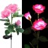 Set 2 Lămpi Solare Decorative Tip Trandafiri Roz – Iluminare LED, Design Elegant și Funcționare Automată [2]