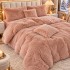 Lenjerie pat dublu, Super Pufoasa COCOLINO Fluffy, 6 piese, Cappuccino [3]