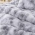 Lenjerie pat dublu, Super Pufoasa COCOLINO Fluffy, 6 piese, Gri, Degrade [6]