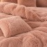 Lenjerie pat dublu, Super Pufoasa COCOLINO Fluffy, 6 piese, Cappuccino [5]