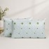 Set 2 Perne din spuma cu memorie si husa cu fermoar Aloe Vera, 42x72cm, forma clasica [2]