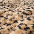 Lenjerie pat dublu, din Blanita Cocolino Sherpa, cu ELASTIC, 4 piese, Bej, Leopard Print [6]