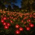 Set 2 Lămpi Solare Decorative Tip Orhidee Rosie– Iluminare LED, Design Elegant și Funcționare Automată [3]