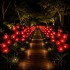 Set 2 Lămpi Solare Decorative Tip Orhidee Rosie– Iluminare LED, Design Elegant și Funcționare Automată [4]