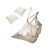 Scaun hamac brazilian cu suport pentru picioare 130 cm bej [5]