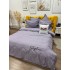 Lenjerie pat dublu, Finet Soft Touch cu Broderie, 6 piese, Lila [7]