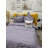 Lenjerie pat dublu, Finet Soft Touch cu Broderie, 6 piese, Lila [8]
