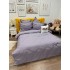 Lenjerie pat dublu, Finet Soft Touch cu Broderie, 6 piese, Lila [9]