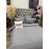 Lenjerie pat dublu, Finet Soft Touch cu Broderie, 6 piese, Gri [4]
