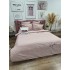 Lenjerie pat dublu, Finet Soft Touch cu Broderie, 6 piese, Roz [4]