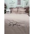 Lenjerie pat dublu, Finet Soft Touch cu Broderie, 6 piese, Roz [7]