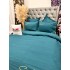 Lenjerie pat dublu, Finet Soft Touch cu Broderie, 6 piese, Albastru [5]