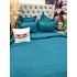 Lenjerie pat dublu, Finet Soft Touch cu Broderie, 6 piese, Albastru [7]