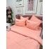 Lenjerie pat dublu, Finet Soft Touch cu Broderie, 6 piese, Roz [5]