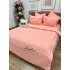 Lenjerie pat dublu, Finet Soft Touch cu Broderie, 6 piese, Roz [7]